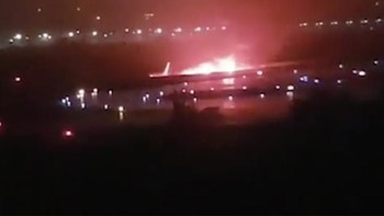 Самолёт загорелся после посадки в аэропорту Сочи: 18 пострадавших