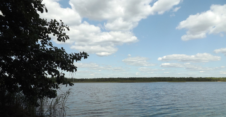 Голубое озеро в Воскресенском районе Московской области