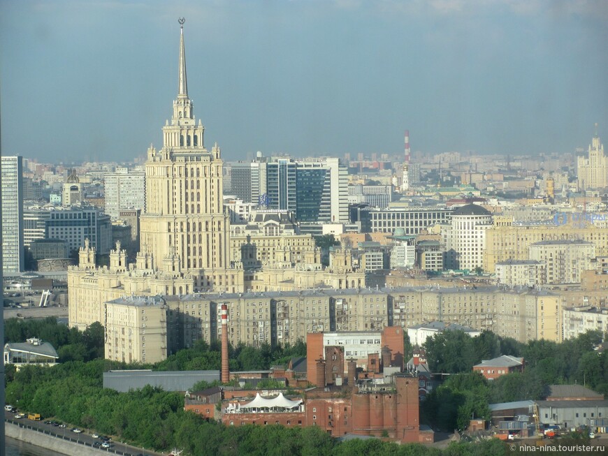 Москва с высоты. Гостиница «Украина»