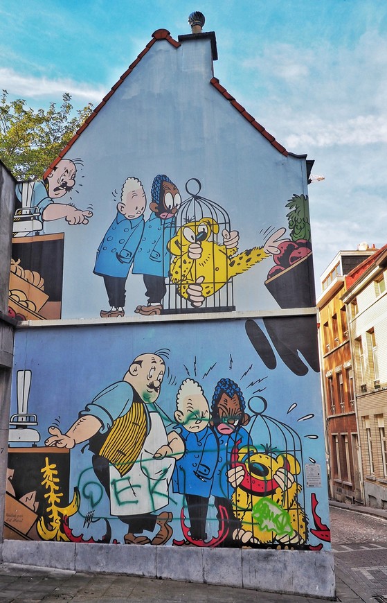 Комиксная тропа в Брюсселе