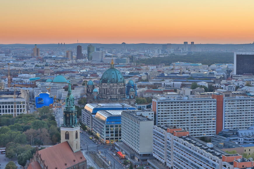 Вид на старый город и Берлинский кафедральный собор