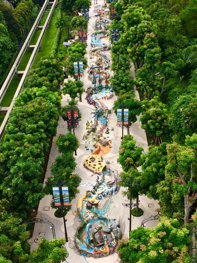 День 13. Сингапур, Сентоса. Парк бабочек, Trick Eye, океанариум, лазерное шоу Wings of Time