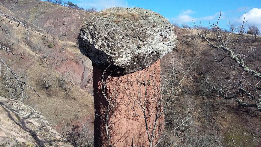 Каменные грибы в Крыму