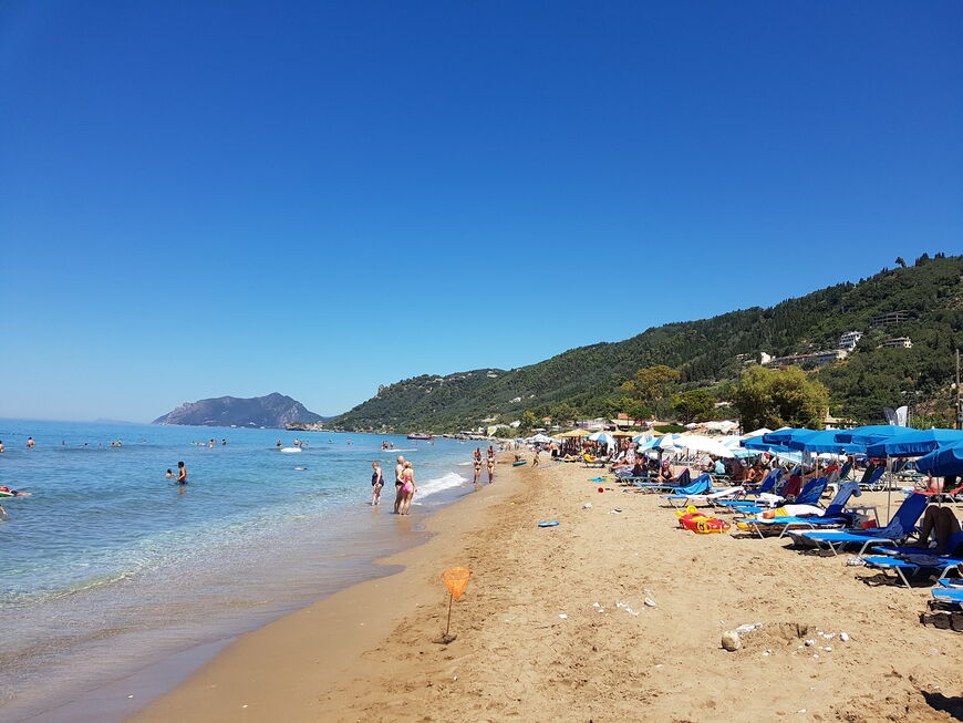 Пляж Агиос Гордиос