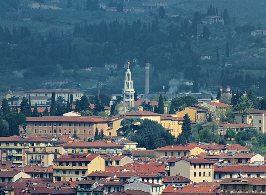 Обзор Флоренции с вершины башни Арнольфо