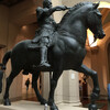 Экскурсия в Пушкинский музей . Конная скульптура кондотьера Гаттамелата  в Итальянском дворике.