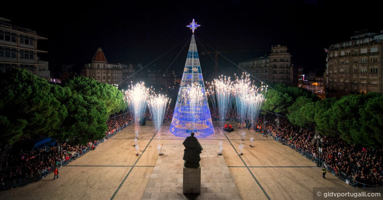 Праздник включения рождественских огней в Порту. Расписание мероприятий.