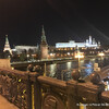 Индивидуальная экскурсия частный  гид.Вечерняя Москва.Экскурсия по вечерней Москве.Вид на Кремль с Большого Каменного моста.