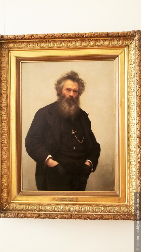 И.Н. Крамской, Портрет И.И.Шишкина, 1880г.