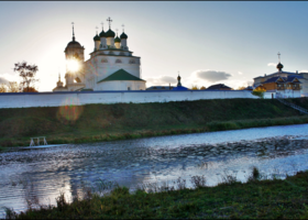 Вечер. Свято-Богоявленский монастырь