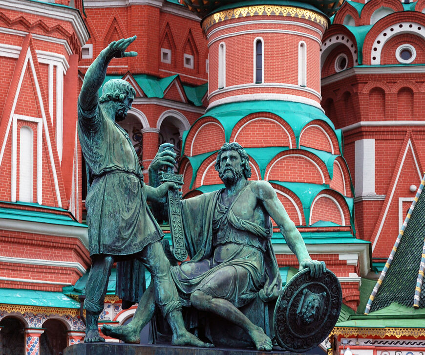 Памятник Минину и Пожарскому на Красной площади