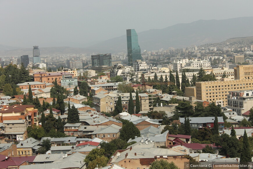 Крыши тбилисских домов