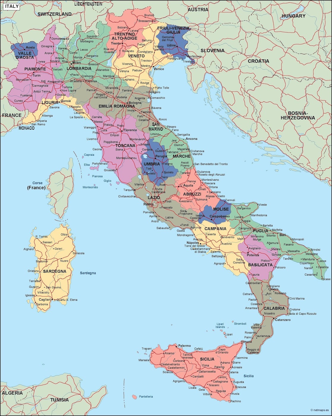 Как выглядит италия на карте вилла у моря купить италии