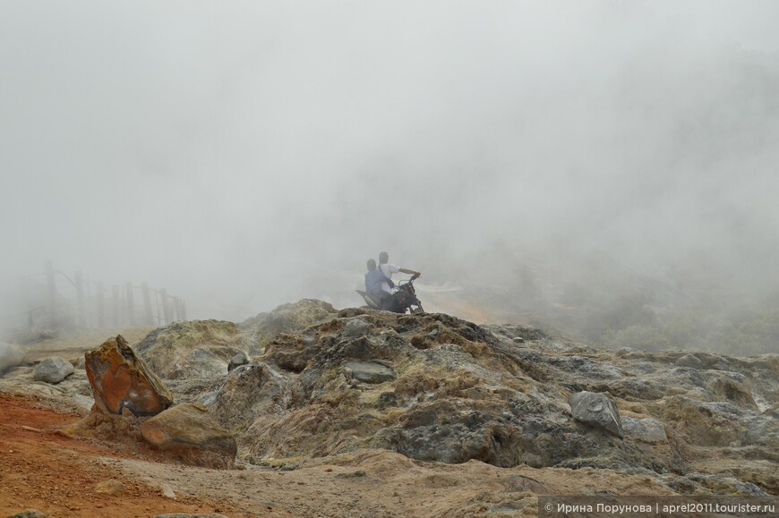Мотоцикл в тумане