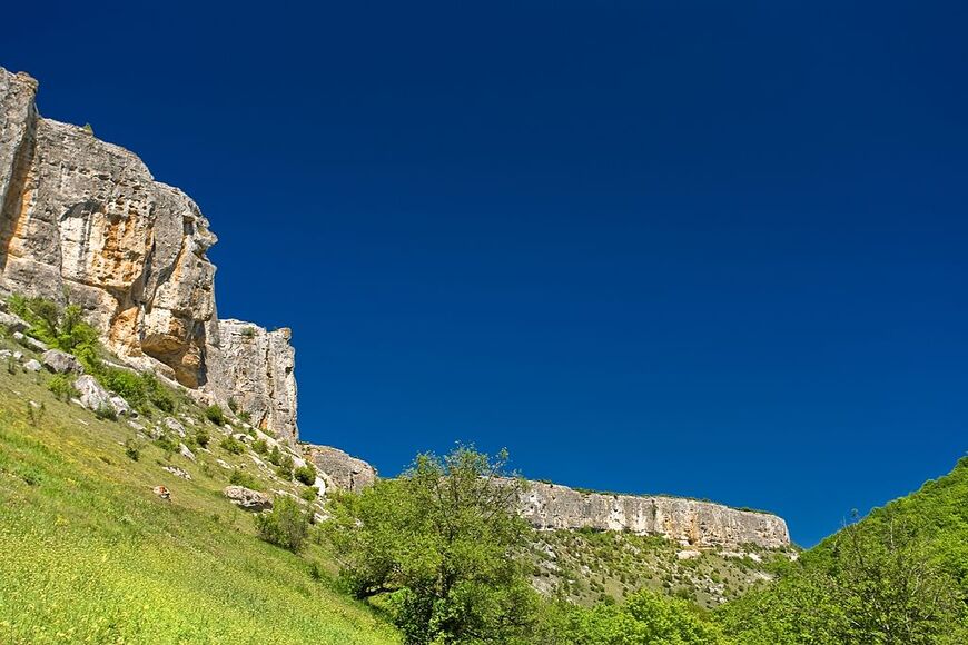 Пещерный город Тепе-Кермен в Крыму