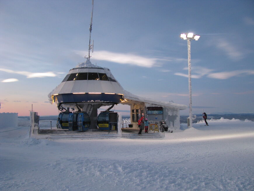 Горнолыжный курорт Леви в Финляндии