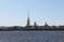 Вид на Петропавловскую крепость с Троицкого моста