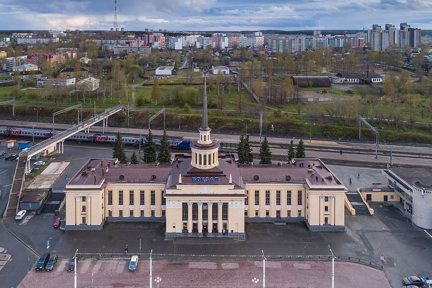 Ж/д вокзал Петрозаводска