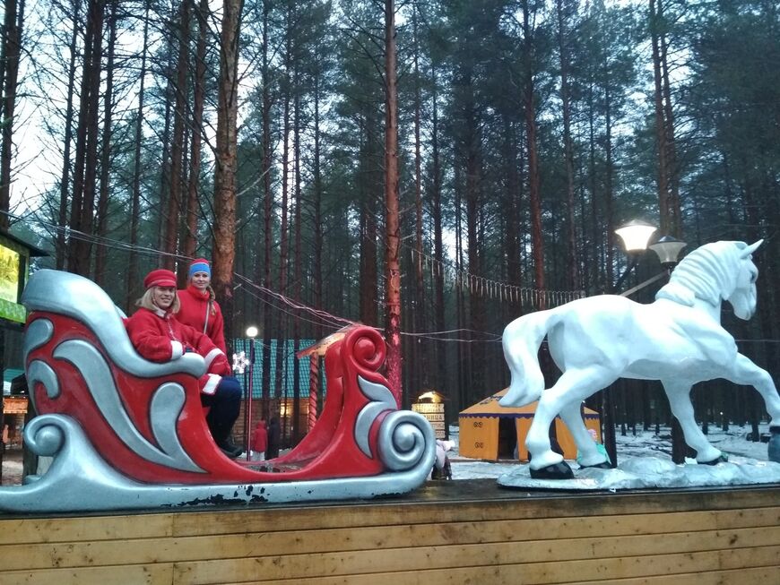 Резиденция Деда Мороза в Карелии (Купеческий двор Паккайне)