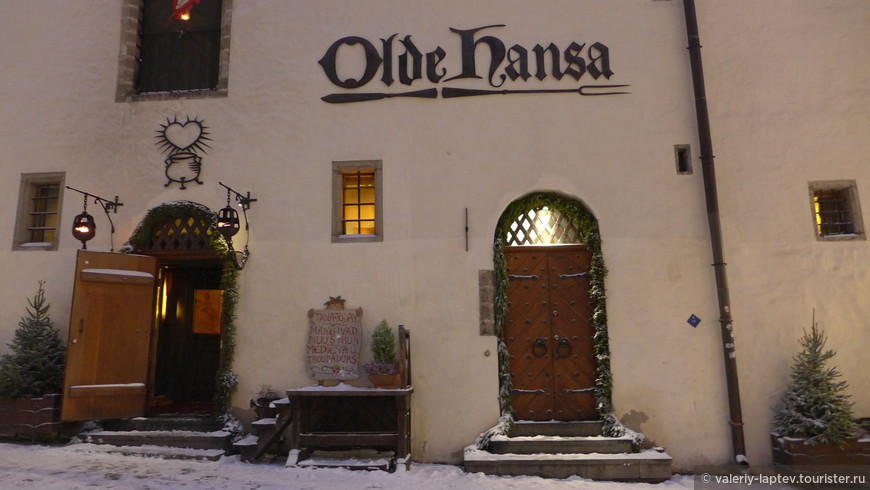 Ресторан «Olde Hansa» — средневековая аутентичность