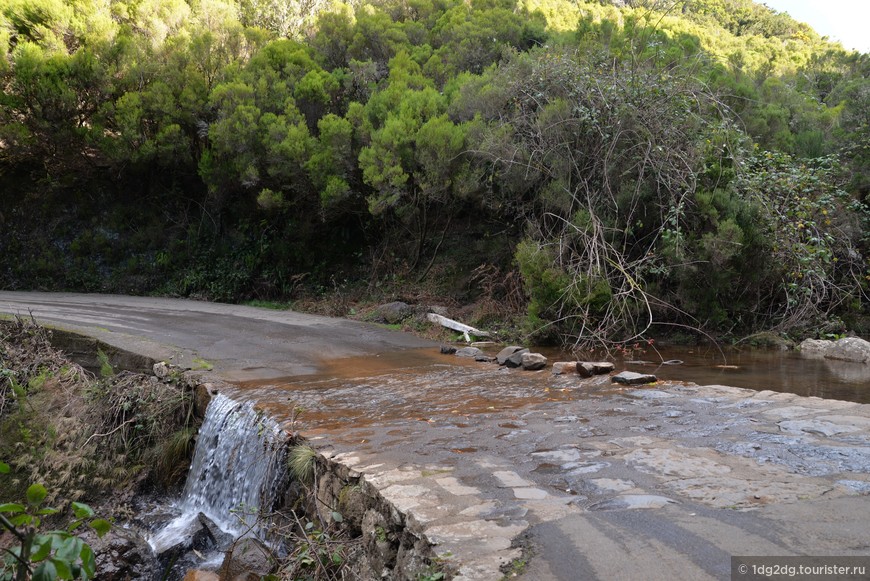 Мадейра. Левада 25 водопадов и водопад Риско. Смотровая площадка Статуя Христа.