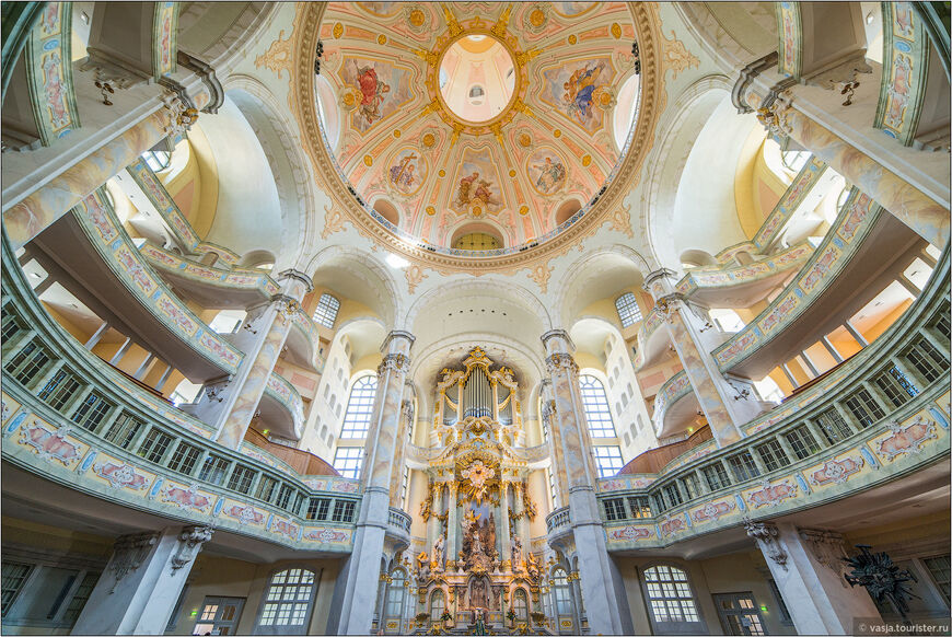 Церковь Фрауэнкирхе в Дрездене (Frauenkirche Dresden)