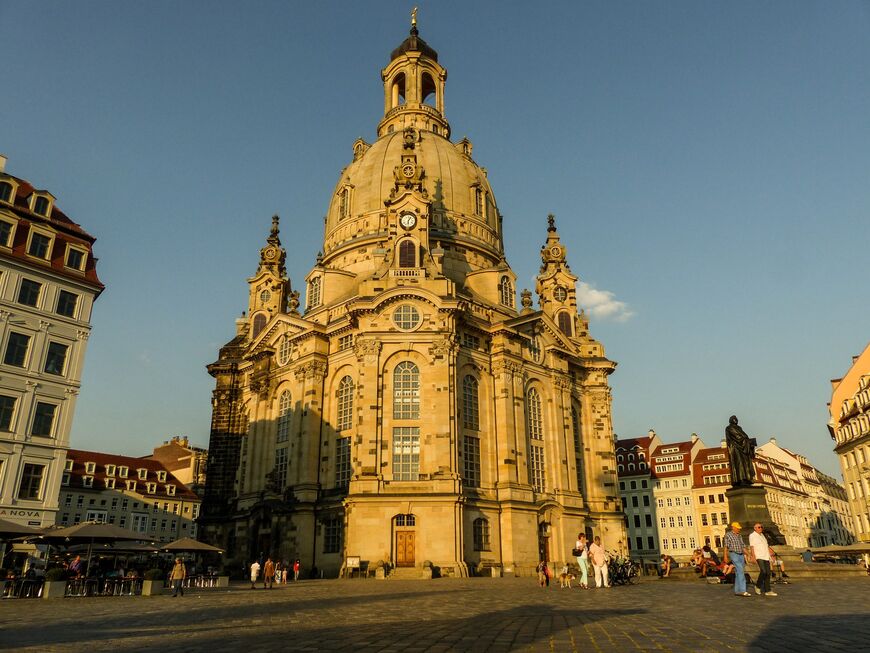 Церковь Фрауэнкирхе в Дрездене (Frauenkirche Dresden)