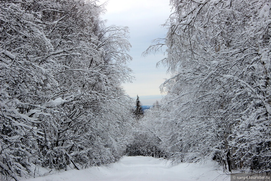 «Прогулка» в зимнюю сказку на Хребет Уральский