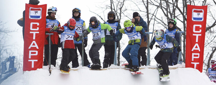 Детские соревнования на горнолыжном курорте «Красная глинка»