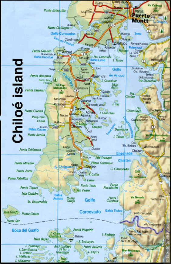 Визитные карточки острова Чилоэ