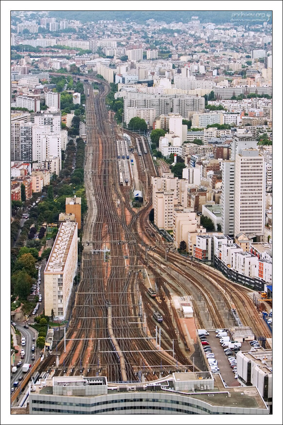 Франция: Париж с высоты