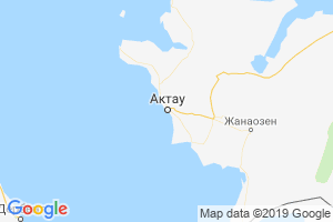 Карта актау город актау