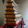 Традиционная телега для транспортировки местного вина кьянти 