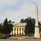 Демидовская площадь в Барнауле
