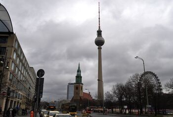 Так выглядит типичный зимний день в Берлине