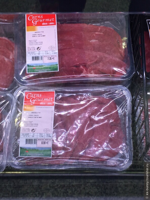 Мясо в сравнении с Россией дороговато