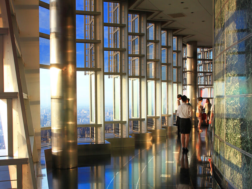 Небоскреб Цзинь Мао в Шанхае (Jin Mao Tower)