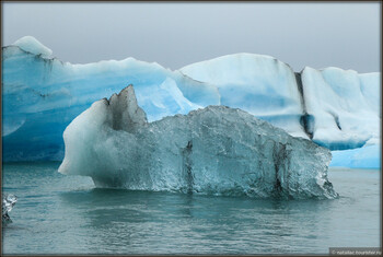 Турист едва не погиб во время селфи на айсберге 