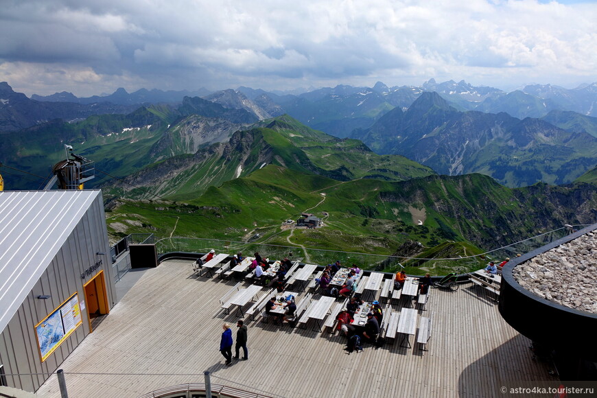 Отдых в Альпах для стар и млад. Первая встреча с туристерцами