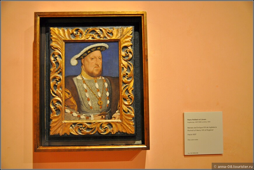 Ганс Гольбейн младший «Портерет Генриха VIII» (1537)