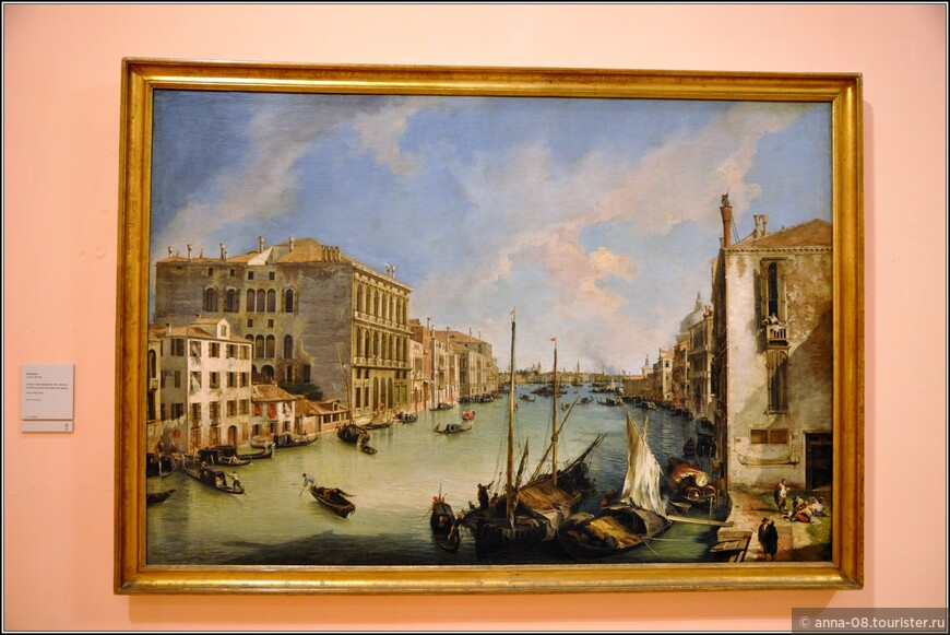 Каналетто «Большой канал из Сан-Вио, Венеция»
(до 1723 - 1724)