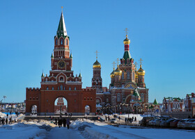 Приехал в столицу республики Марий Эл - Йошкар -Олу, а ощущение, что  с Красной площади Москвы никуда не уезжал 