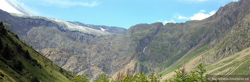Долина Терскол. Терскольский водопад