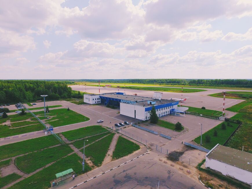 Территория аэропорта Иваново