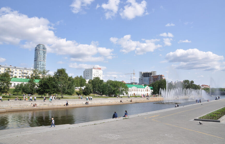 Исторический сквер в Екатеринбурге