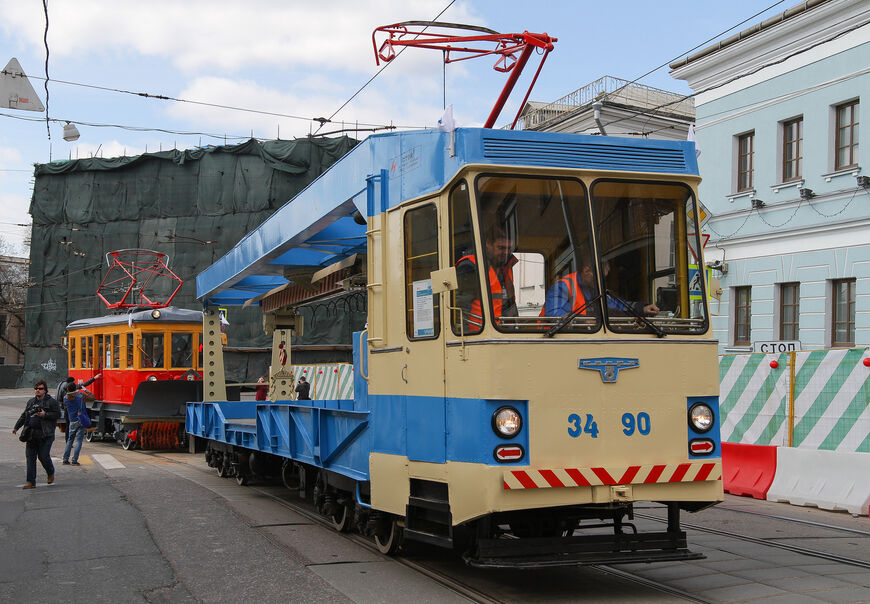 Парад трамваев в Москве в 2024 году