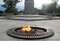 Вечный огонь в калининградском парке Победы