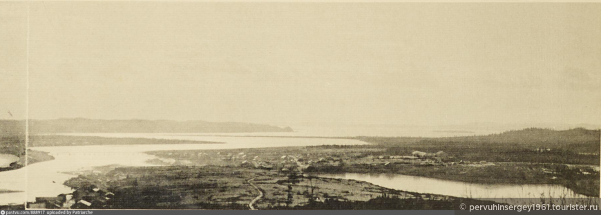 Панорама на поселок Тоннай. Источник:樺太郷土写真帖 昭和9年