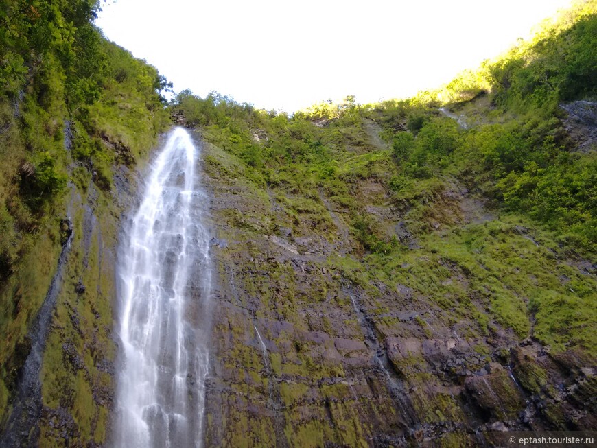 Водопад Ваймоку. Тропическая часть парка Халеакакла со стороны Ханы.