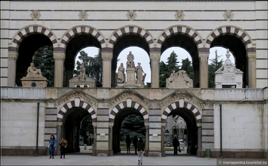 Место тишины и безмятежности в Милане — Cimitero monumentale